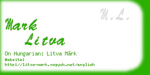 mark litva business card